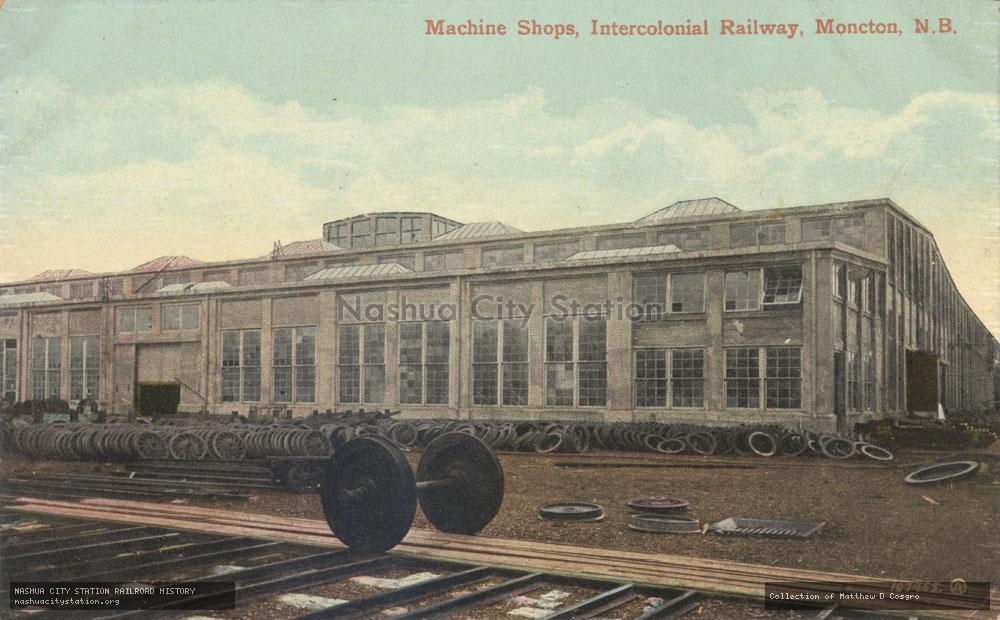 Machine Shops, Intercolonial Railway, Moncton, New Brunswick